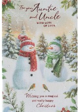For You Auntie And Uncle With Lots Of Love